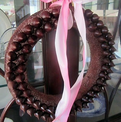 How To Make Chocolate Wreath